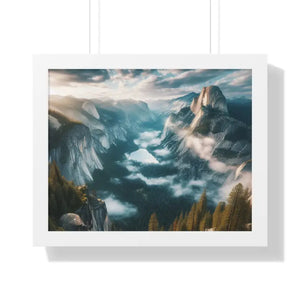 Stunning Mountain River Gallery Canvas Print - Dipaliz - 20’’ x 16’’ / White - Prints