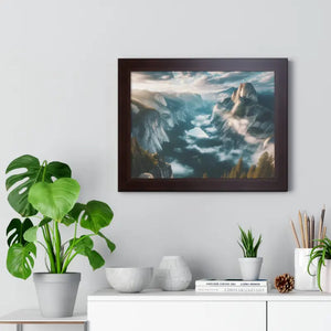 Stunning Mountain River Gallery Canvas Print - Dipaliz - Prints