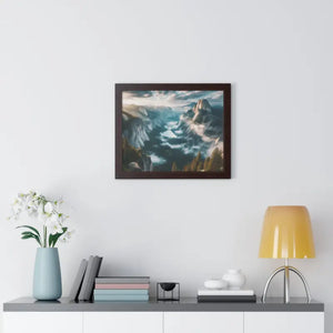 Stunning Mountain River Gallery Canvas Print - Dipaliz - Prints