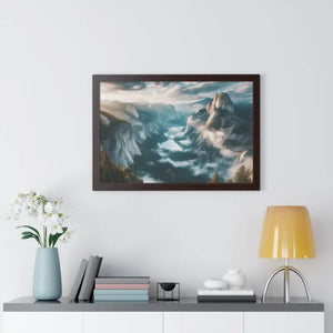 Stunning Mountain River Gallery Canvas Print - Dipaliz - Prints