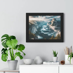 Stunning Mountain River Gallery Canvas Print - Dipaliz - Prints