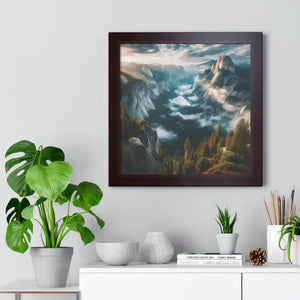 Stunning Mountain River Gallery Canvas Print - Dipaliz - Prints