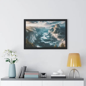 Stunning Mountain River Gallery Canvas Print - Dipaliz - Prints