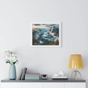 Stunning Mountain River Gallery Canvas Print - Dipaliz - Prints
