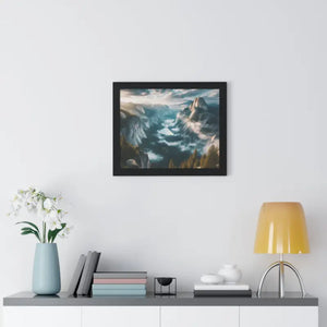 Stunning Mountain River Gallery Canvas Print - Dipaliz - Prints