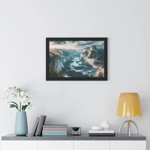Stunning Mountain River Gallery Canvas Print - Dipaliz - Prints