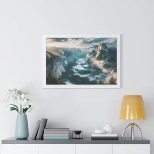 Stunning Mountain River Gallery Canvas Print - Dipaliz - Prints