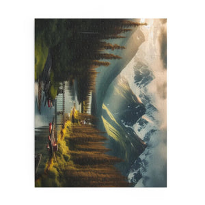 Epic River and Mountains Puzzle - 1000 Pieces in Box - Dipaliz