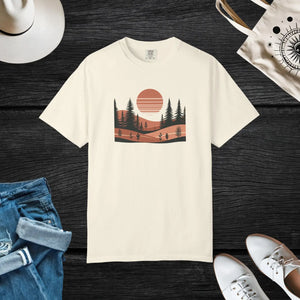 Nature Vibes Unisex Garment-dyed T-shirt - Explore - Dipaliz - T-shirts