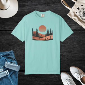 Nature Vibes Unisex Garment-dyed T-shirt - Explore - Dipaliz - T-shirts