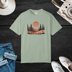 Nature Vibes Unisex Garment-dyed T-shirt - Explore - Dipaliz - T-shirts