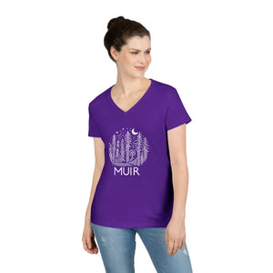 Adventure Tee for Nature Lovers - Muir Forest V-neck - Dipaliz - T-shirts