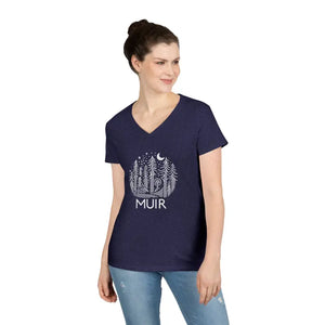 Adventure Tee for Nature Lovers - Muir Forest V-neck - Dipaliz - T-shirts