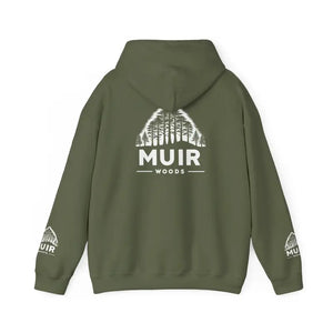 Premium Muir Woods Hoodie - Vibrant Forest Design - Dipaliz - Hoodies