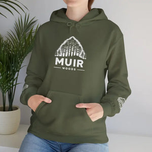 Premium Muir Woods Hoodie - Vibrant Forest Design - Dipaliz - Hoodies