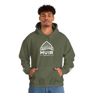 Premium Muir Woods Hoodie - Vibrant Forest Design - Dipaliz - Hoodies