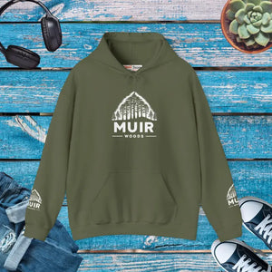 Premium Muir Woods Hoodie - Vibrant Forest Design - Dipaliz - s / Military Green - Hoodies