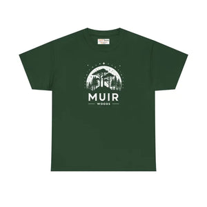 Premium Unisex Heavy Cotton Tee - Muir Woods Adventure Style - Dipaliz - Forest Green / s / Adults - T-shirts