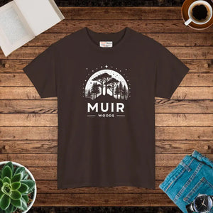 Premium Unisex Heavy Cotton Tee - Muir Woods Adventure Style - Dipaliz - Dark Chocolate / s / Adults - T-shirts