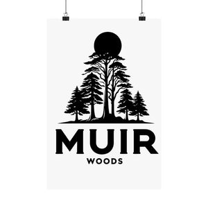 Muir Woods Satin Poster Nature Wall Art Home Office Decoration Dipaliz - Posters Prints & Visual Artwork