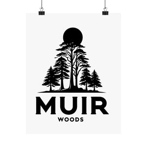 Muir Woods Satin Poster Nature Wall Art Home Office Decoration Dipaliz - Posters Prints & Visual Artwork