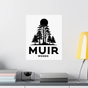 Muir Woods Satin Poster Nature Wall Art Home Office Decoration Dipaliz - Posters Prints & Visual Artwork