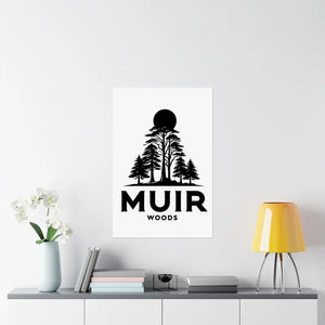 Muir Woods Satin Poster Nature Wall Art Home Office Decoration Dipaliz - Posters Prints & Visual Artwork