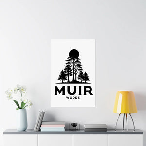 Muir Woods Satin Poster – Home Office Decoration - Dipaliz - Posters Prints & Visual Artwork