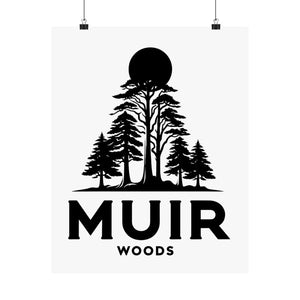 Muir Woods Satin Poster – Home Office Decoration - Dipaliz - Posters Prints & Visual Artwork