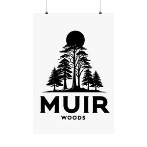 Muir Woods Satin Poster – Home Office Decoration - Dipaliz - Posters Prints & Visual Artwork