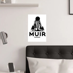 Muir Woods Satin Poster – Home Office Decoration - Dipaliz - Posters Prints & Visual Artwork
