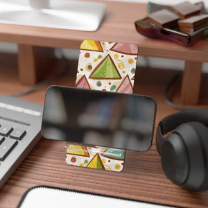 Funky Multicolor Mobile Stand Perfect Desk Decor Travel Essential Dipaliz - 2.8’’ x 5.9’’ / Glossy - Phone Stands