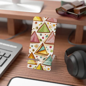 Funky Multicolor Mobile Stand Perfect Desk Decor Travel Essential Dipaliz - 2.8’’ x 5.9’’ / Glossy - Phone Stands