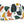 Multicolored Leaves Scrunchie Jersey-knit Fabric - Dipaliz - Ponytail Holders