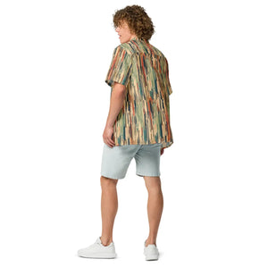 Eco Multicolored Stripes Unisex Button Shirt - Dipaliz - Shirts
