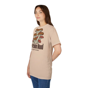 Mushroom Mood Tee, ?Stay Grounded’ Retro Fungi Graphic T-shirt - T-shirts
