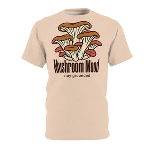 Mushroom Mood Tee, ?Stay Grounded’ Retro Fungi Graphic T-shirt - T-shirts