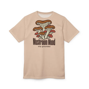 Mushroom Mood Tee, ?Stay Grounded’ Retro Fungi Graphic T-shirt - T-shirts