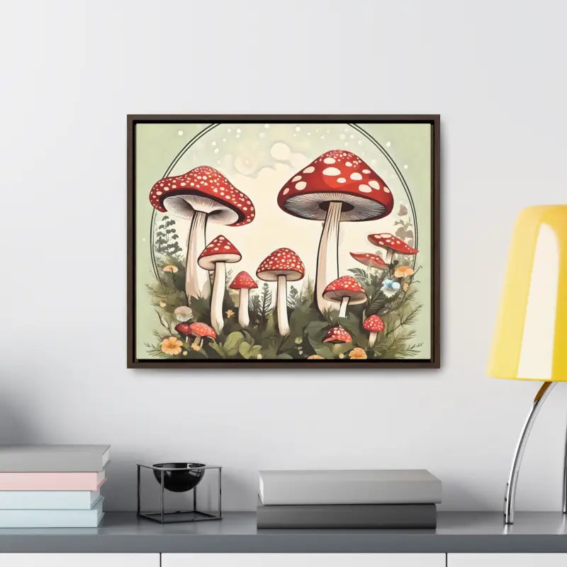 Enchant your Space with Magic Mushroom Gallery Canvas Wrap