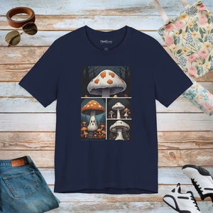 Spooky Forest Mushrooms Halloween Unisex Jersey Short Sleeve Tee - Dipaliz - T-shirts