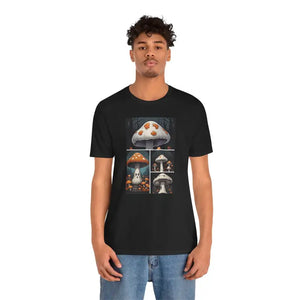 Spooky Forest Mushrooms Halloween Unisex Jersey Short Sleeve Tee - Dipaliz - T-shirts