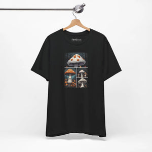 Spooky Forest Mushrooms Unisex Jersey Short - Dipaliz - T-shirts