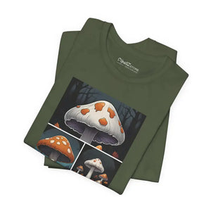 Spooky Forest Mushrooms Halloween Unisex Jersey Short Sleeve Tee - Dipaliz - T-shirts