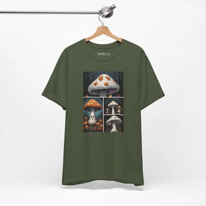 Spooky Forest Mushrooms Halloween Unisex Jersey Short Sleeve Tee - Dipaliz - T-shirts