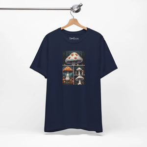 Spooky Forest Mushrooms Unisex Jersey Short - Dipaliz - T-shirts
