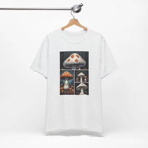 Spooky Forest Mushrooms Halloween Unisex Jersey Short Sleeve Tee - Dipaliz - T-shirts