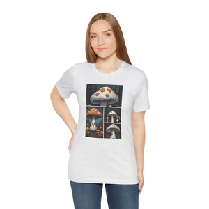 Spooky Forest Mushrooms Halloween Unisex Jersey Short Sleeve Tee - Dipaliz - T-shirts