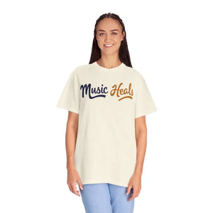Music Heals Unisex Garment-dyed T-shirt Epic Comfort - Dipaliz - T-shirts