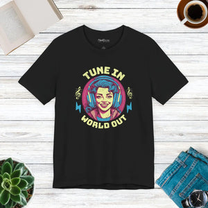 Soft Unisex Jersey Short Sleeve Music Lover Tee - Dipaliz - T-shirts