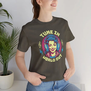 Soft Unisex Jersey Short Sleeve Music Lover Tee - Dipaliz - T-shirts